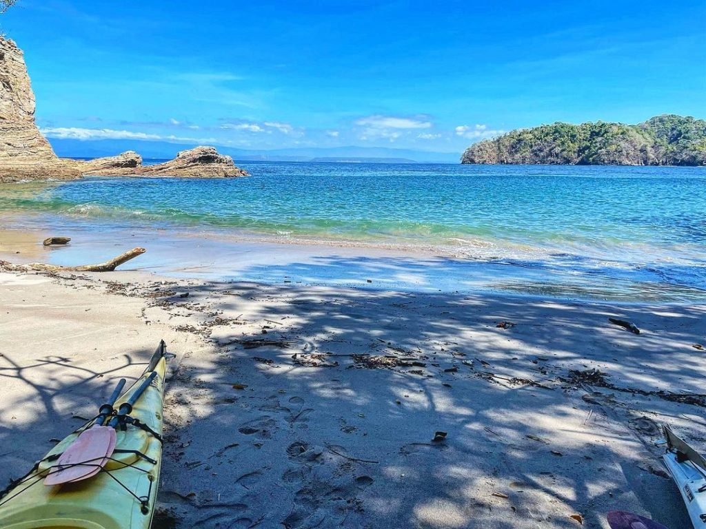 Vista aérea de las Islas Negritos en el Golfo de Nicoya, Costa Rica