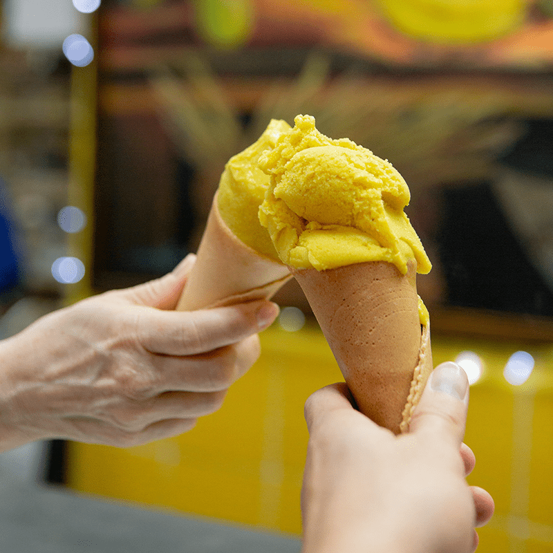 Helados artesanales de sorbetera en San Joaquín de Flores, Heredia
