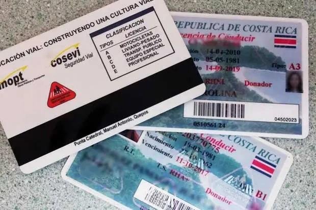 Documentos necesarios para conducir en Costa Rica