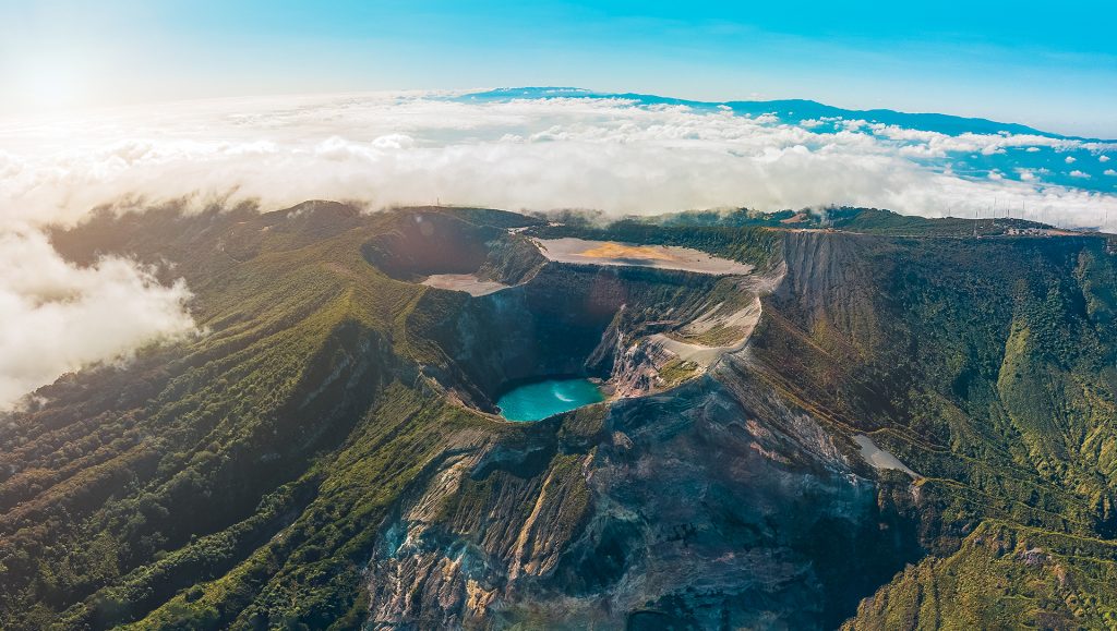 Estación de investigación en el Volcán Irazú